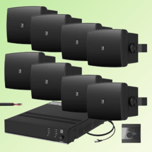 AUDAC - Zestaw audio na salę gimnastyczną do 200 m²