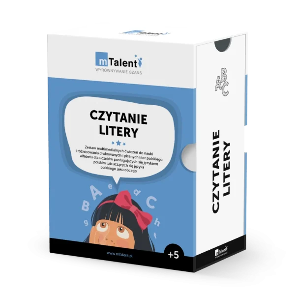 mTalent Czytanie. Litery